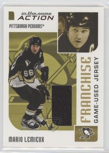 2003-04 ITG Action Game-Used Jerseys /100 Mario Lemieux #M-264 HOF