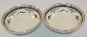 2 Minton Grasmere blau & Goldrand 5 1/4" Obst Dessert Schalen um 1980 TOP - Bild 1 von 9
