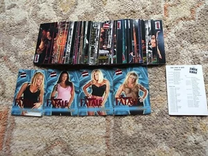 2001 Fleer / Skybox WWF Raw Is War Almost Complete Set 46 Cards Femme Fatale Vtg - Picture 1 of 1