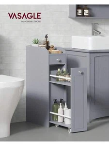 VASAGLE Small Bathroom Storage Cabinet, Slim Bathroom Storage Organizer - Picture 1 of 8