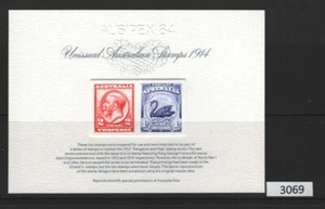 (3069) Australia Facsimile Stamp Replica Card #08088 Proof READ THE TEXT - Picture 1 of 2
