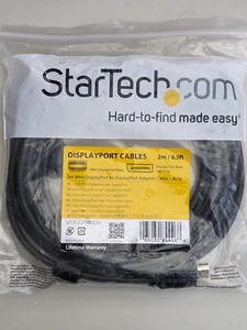 Startech.Com 2M Displayport 1.4 Cable Vesa Certified (brand New) - Picture 1 of 2