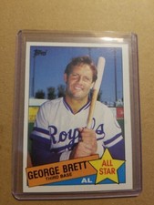 GEORGE BRETT 1985 TOPPS BASEBALL CARD # 703
