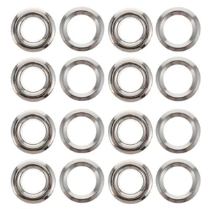 100 Pcs Asola Della Anelli Di Tenuta Per Tende Occhielli Domestiche - Picture 1 of 12