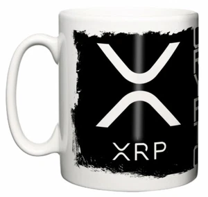 XRP Ripple Cryptoasset Blockchain Protokoll Token, Tee Kaffee Keramik Becher Geschenk - Bild 1 von 4