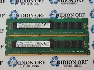 Set of 2 SAMSUNG 8GB DDR3L SERVER RAM PC3L-12800R 1Rx4 M393B1G70BH0-YK0 SKU 4702 - Picture 1 of 1