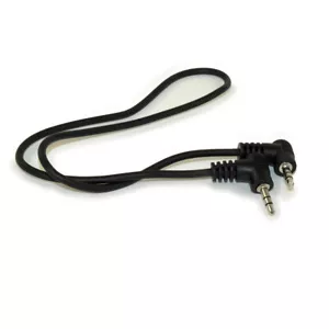 10inch DOUBLE ANGLED 3.5mm Mini Stereo TRS Male to Male Speaker Cable - Picture 1 of 3