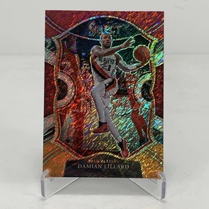Blazer Trail 2021 Panini Select NBA Damian Lillard rojo plata naranja #24 - Imagen 1 de 2
