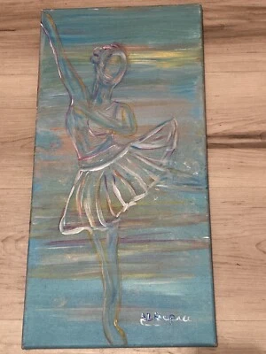 Arte expressionismo original assinada rara Dali Picasso Detroit Al Depree Country - Imagem 1 de 4