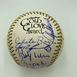 Gold Glove Winners Signed Baseball 25 Sigs Brooks Robinson Ivan Rodriguez JSA - Picture 1 of 11