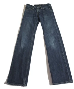 Abercrombie Kids Dark Wash Denim Jeans Size 16 Classic Straight Blue Boys - Picture 1 of 9
