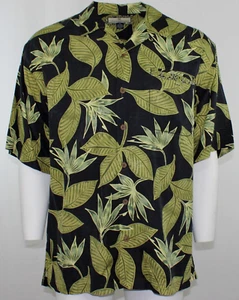 Tommy Bahama Bird of Paradise Floral Hawaiian Shirt - XL - 100% Silk - Picture 1 of 2