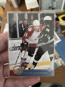 1996-97 Leaf #159 Peter Forsberg Colorado Avalanche HOF - Picture 1 of 2