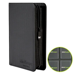 MintKeeper Premium - 4 kieszenie - pojemność 128 kart - segregator Premium Zip Toploader - Zdjęcie 1 z 38