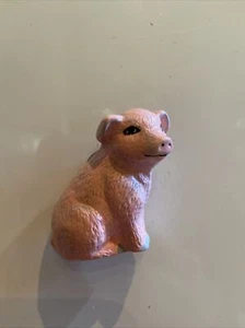 Rosa Schwein Keramik Kühlschrankmagnet - Bild 1 von 3