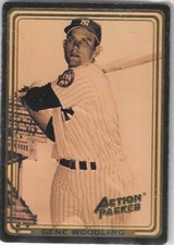 GENE WOODLING NEW YORK YANKEES 1992 ACTION PACKED BASEBALL CARD