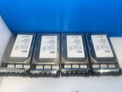 * 4x Dell Hitachi GX198 15K RPM 3.5" 147GB  SAS Server Hard Drive W/F238F TRAY - Image 1 of 4