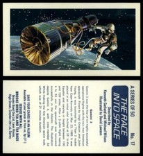 Gemini 3 #17 The Race Into Space 1971 Brooke Bond Tea Card