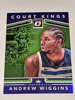 2017-2018 PANINI OPTIC BASKETBALL COURT KINGS PURPLE PRIZM ANDREW WIGGINS #31 - Image 1 of 2