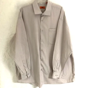 Steven Land Dress Shirt Mens 19-36/37 BT Gray Button Down - Picture 1 of 9