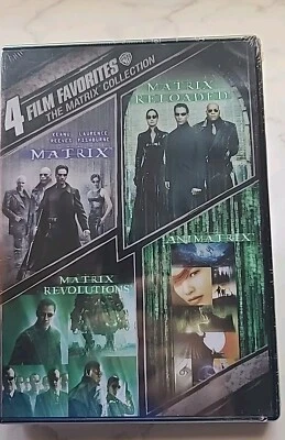 4 Film Favorites: The Matrix Collection NEW DVD Reloaded, Animatrix, Revolutions - Image 1 of 4