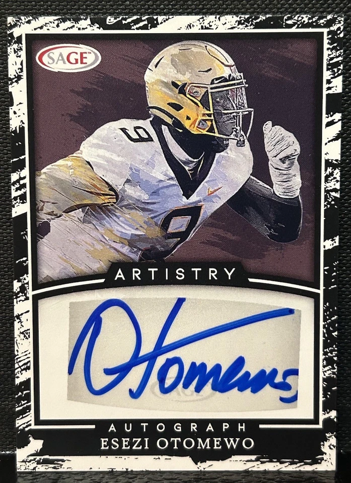 ESEZI OTOMEWO 2022 SAGE ARTISTRY ROOKIE AUTO CARD #A-EO - Image 1 of 2