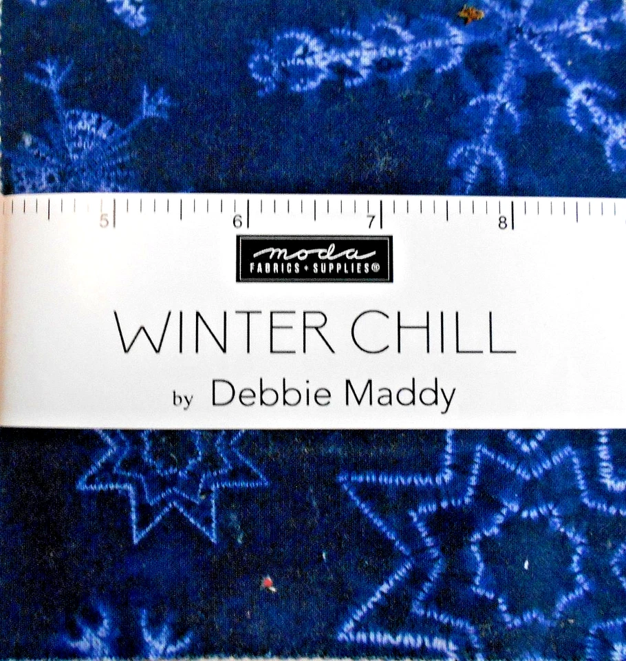 WINTER CHILL BY DEBBIE MADDY  CHARM PACKS 42  5 INCH SQUARES BTCP - Image 1 of 1