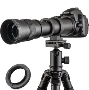 JINTU 420-800mm Telephoto Zoom Lenses F/8.3-16 Manual MF for Canon NIKON Cameras - Picture 1 of 7