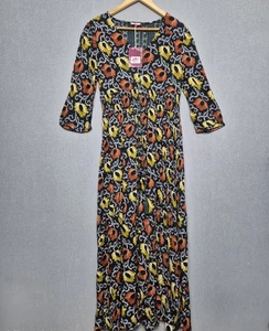Vestido Joe Browns Mujer Talla 14 Maxi Manga Larga Floral Otoño Boho Flotante - Imagen 1 de 10