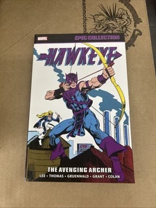 Hawkeye The Avenging Archer Epic Collection Marvel TPB - Picture 1 of 6