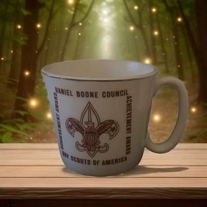 Vintage Boy Scouts Daniel Boone Council Achievement Award Mug BSA - Picture 1 of 8