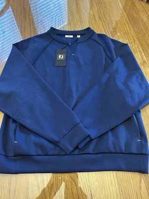 Pulôver Footjoy gola redonda moletom feminino pequeno edição mais nova  - Imagem 1 de 4