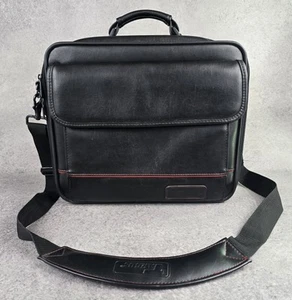 Targus Black Universal Notebook Case Vintage Leather Laptop Bag - Afbeelding 1 van 10