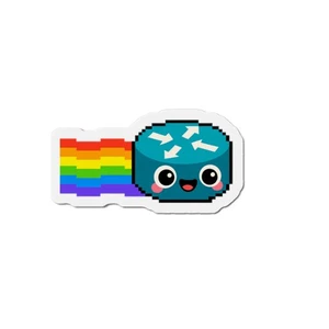 Network Engineer Router Rainbow - Magnet - Bild 1 von 16