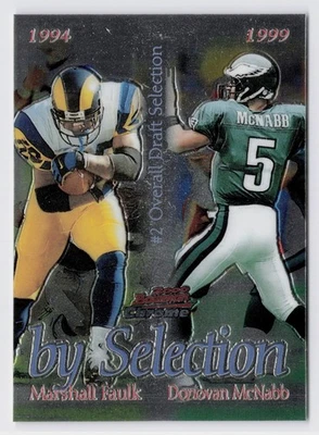 2000 Topps cromo por selección Marshall Faulk Donovan McNabb #B2 Foto 1 de 2