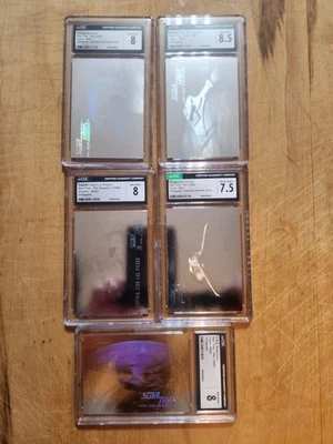 STAR TREK THE NEXT GENERATION HOLOGRAMS CGC GRADED & (2) ERROR # CARDS - Image 1 of 4