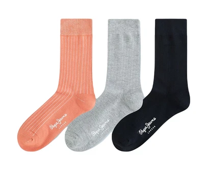 Pack de 3 calcetines Pepe Jeans para hombre alto 38-42 - Imagen 1 de 4