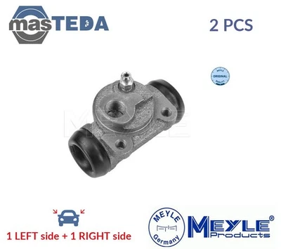 16-14 531 0009 DRUM WHEEL BRAKE CYLINDER PAIR REAR MEYLE 2PCS NEW OE REPLACEMENT - Image 1 of 4