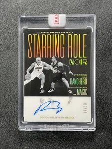 2024-25 Panini Noir Paolo Banchero Starring Role Auto Holo Gold /10 - Picture 1 of 2