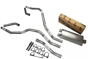 For Nissan Titan 04-06 Dual Exhaust 2.5" Borla Pro XS Corner Ex - Picture 1 of 4