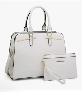 Women Handbag Wallet Tote Shoulder Hobo Bag Top Handle Satchel Purse Set 2pcs wi - Picture 1 of 5