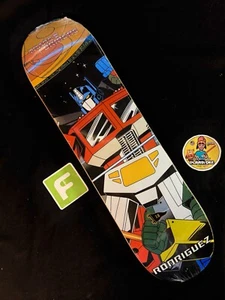 UBER RARO HOLOFOIL Paul Rodriguez Transformers Primitive Skateboard Deck 50 HECHO - Imagen 1 de 9