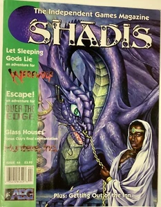 Revista Shadis #44 RPG Fanzine Hombre Lobo Apocalipsis Cazadores Inc Over the Edge - Imagen 1 de 4