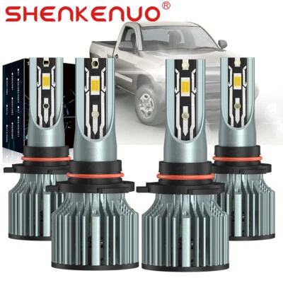 For Toyota Land Cruiser 1991-2007 6000K LED Headlight High Low Beam Bulbs Combo - Изображение 1 из 4