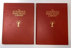 The Scribner Radio Music Book Library Piano Vol. 5 & 6, 1946 Vintage Classic - Picture 1 of 9