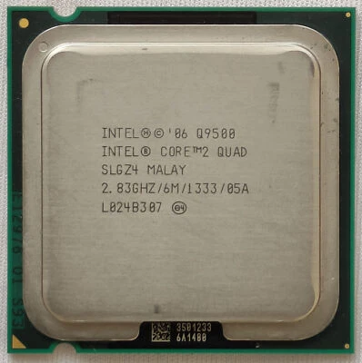 Intel Core 2 Quad Q9500 CPU Quad-Core 2,83GHz/6M/1333 SLGZ 4 LGA775 Prozessor - Bild 1 von 4