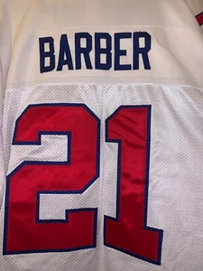 NFL REEBOK NEW YORK GIANTS #21 TIKI BARBER CUCITA NUOVA MAGLIA TAGLIA 60 - Foto 1 di 7