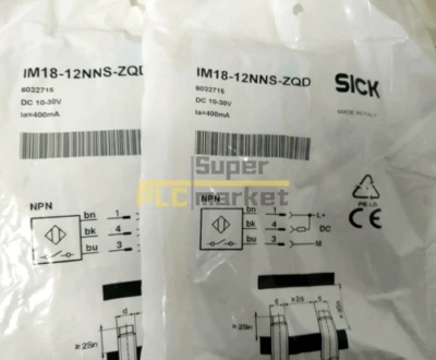 1pcs NEW SICK IM18-12NNS-ZQD DC 3-Wire Cylindrical Inductive Proximity Sensor - Image 1 of 2