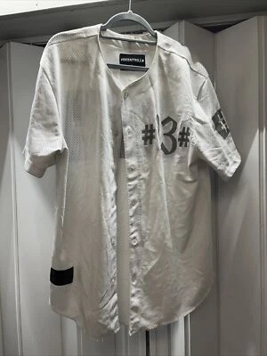 Been Trill Virgil Abloh #13 White Baseball Jersey #BeenTrill# Mens Size Large - Image 1 of 4