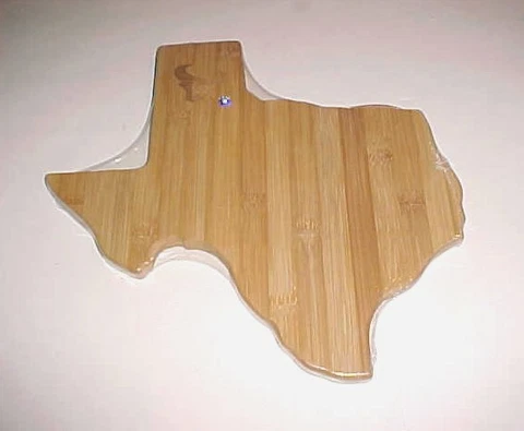 HOUSTON TEXANS NFL AFC Wood Cutting Board 2017 Season Ticket Holder Gift Texas Cover